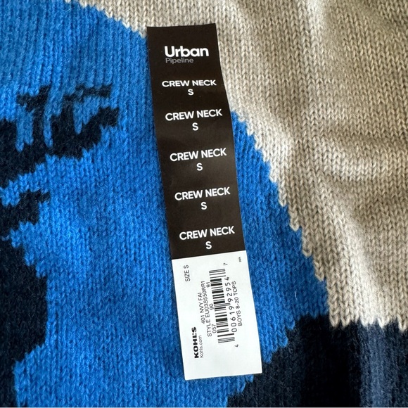 Urban Pipeline Holiday Crewneck Sweater Small Age 8-10 - Picture 10 of 11